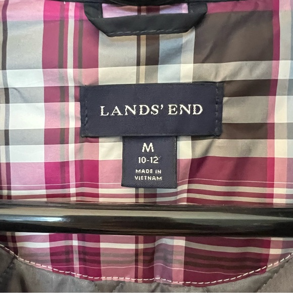 Lands End Coat Quilted Jacket Medium - Picture 6 of 7